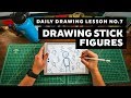 Daily Drawing Lessons | How to Draw with Stick Figures | Adobe Photoshop Sketch