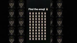Impossible 🗿! Find 🤼‍♂️#emoji #emojichallenge #short