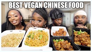 THEY CLONED TYRONE MOVIE REVIEW| VEGAN CHINESE FOOD MUKBANG