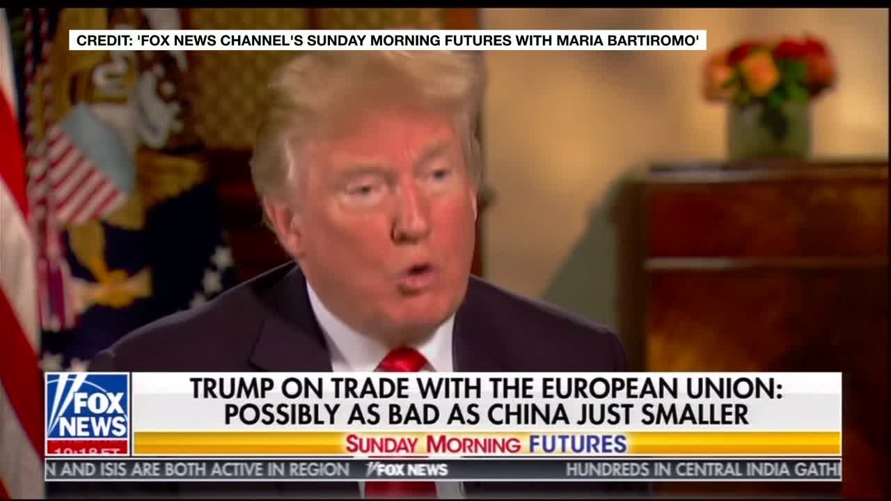 Donald Trump: "The European Union is possibly as bad as China, just smaller!"