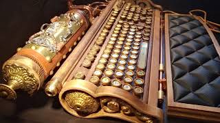 Steampunk keyboard by SteampunkRenovation