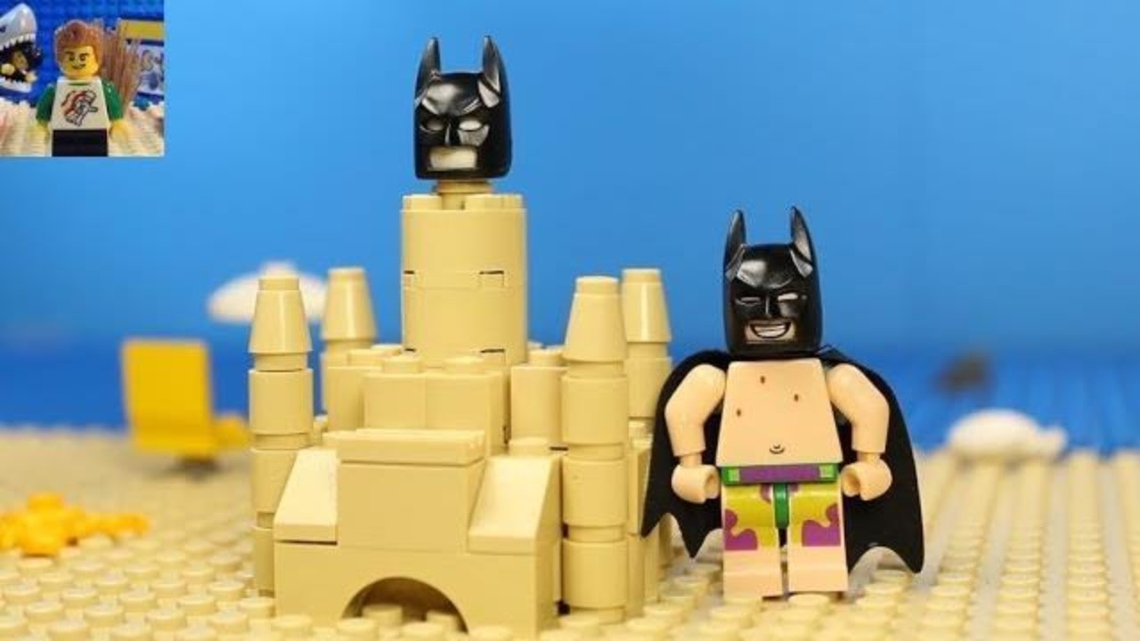 Lego Beach Day - Lego Batman Funny Brickfilm - YouTube