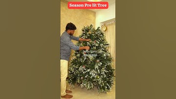 How to Buy & Assemble a Pre-Lit Imported Christmas Tree | Unboxing Premium Tree India | Santa Stores