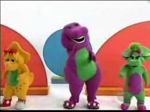 barney dancing hop hip