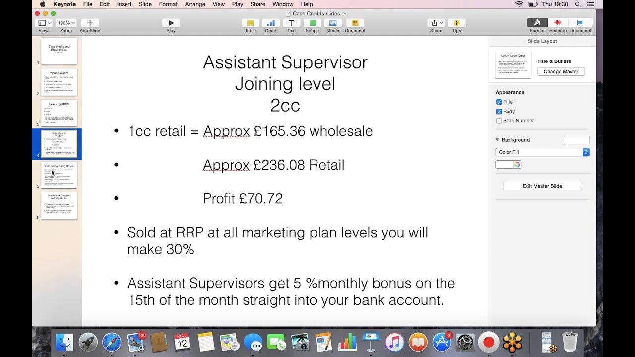 Explaining Case Credits .. By Stephanie Butchart