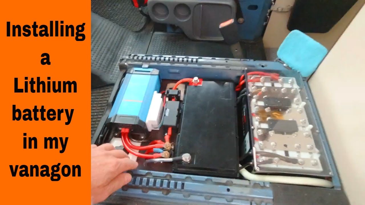 I bougth myself a expencive Lithium Skanbatt battery for my vanagon T3, and I modify it!