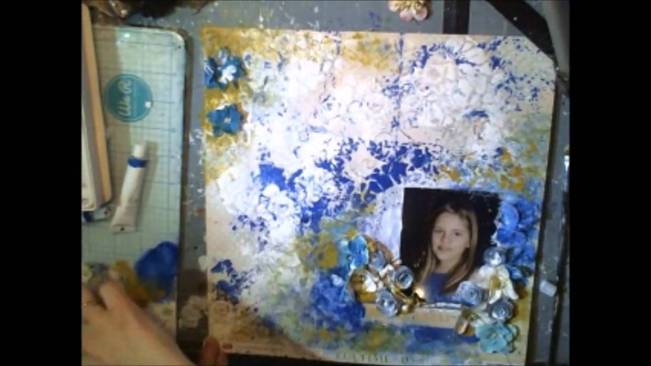Smile Mixed media layout tutorial by Ayeeda - YouTube