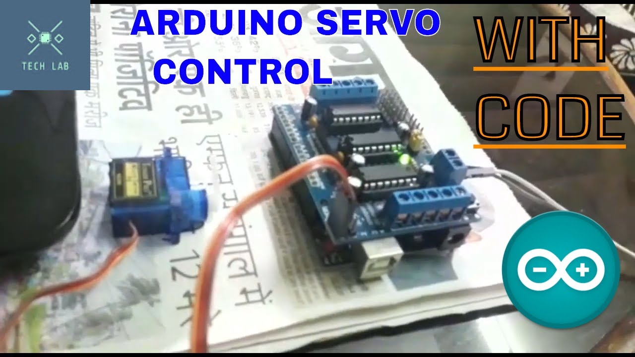 program servo motor arduino