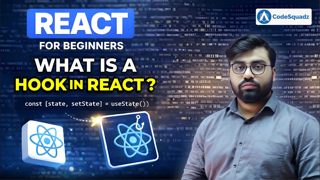 React Hooks Explained for Beginners | What is a Hook in React? | React ...