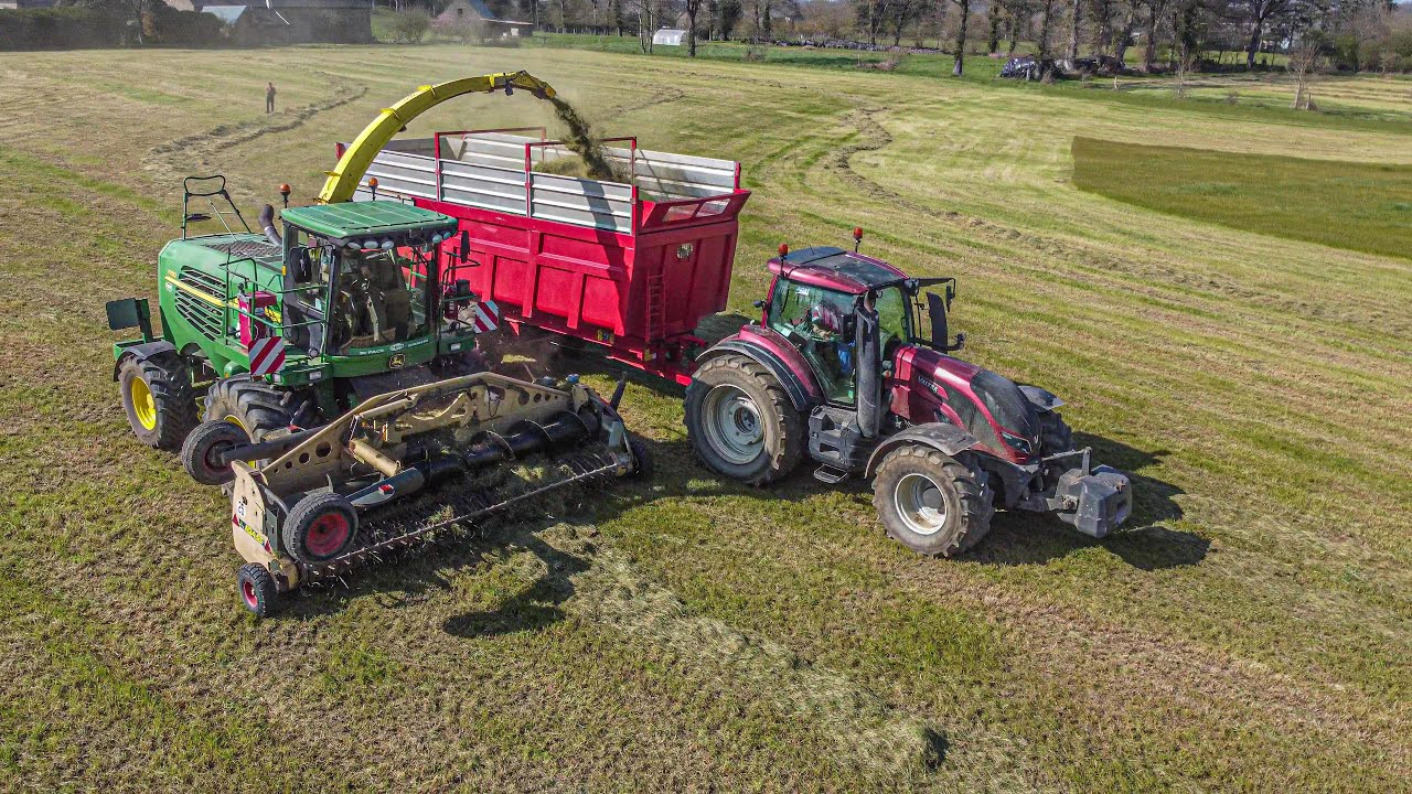🤩💨  Début des ensilage d’herbe en Bretagne l ETA Corbes