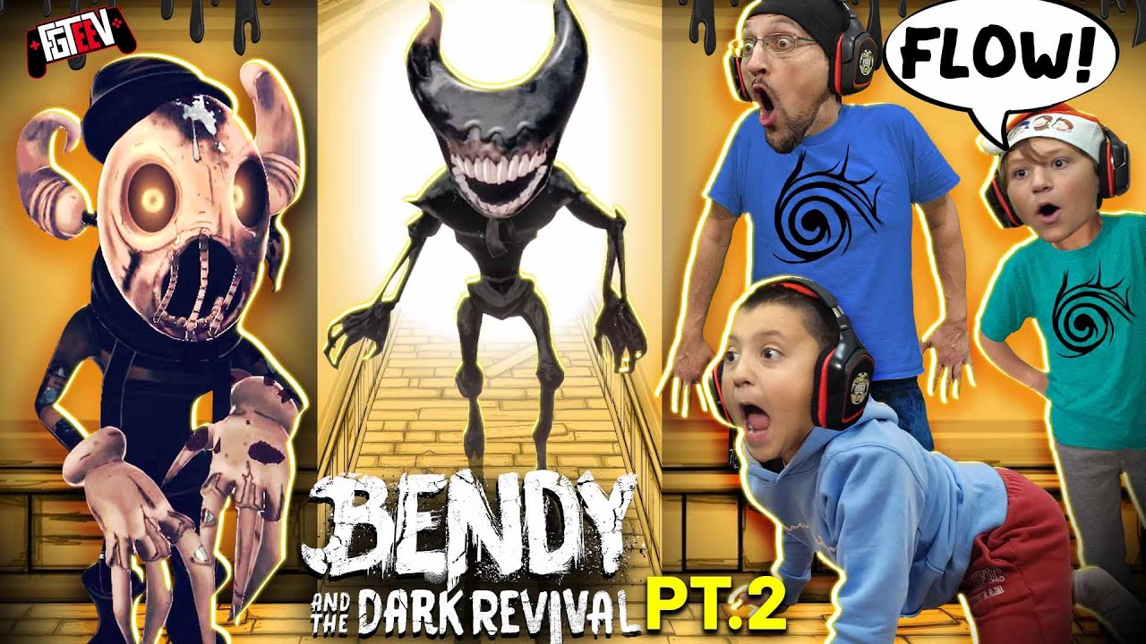 DARK REVIVAL BENDY IS HERE (this game is scary..)