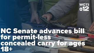 NC Senate advances bill for permit-less concealed carry for ages 18+