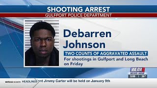 2 suspects arrested for aggravated assault after separate shootings in Gulfport and Long Beach, p...
