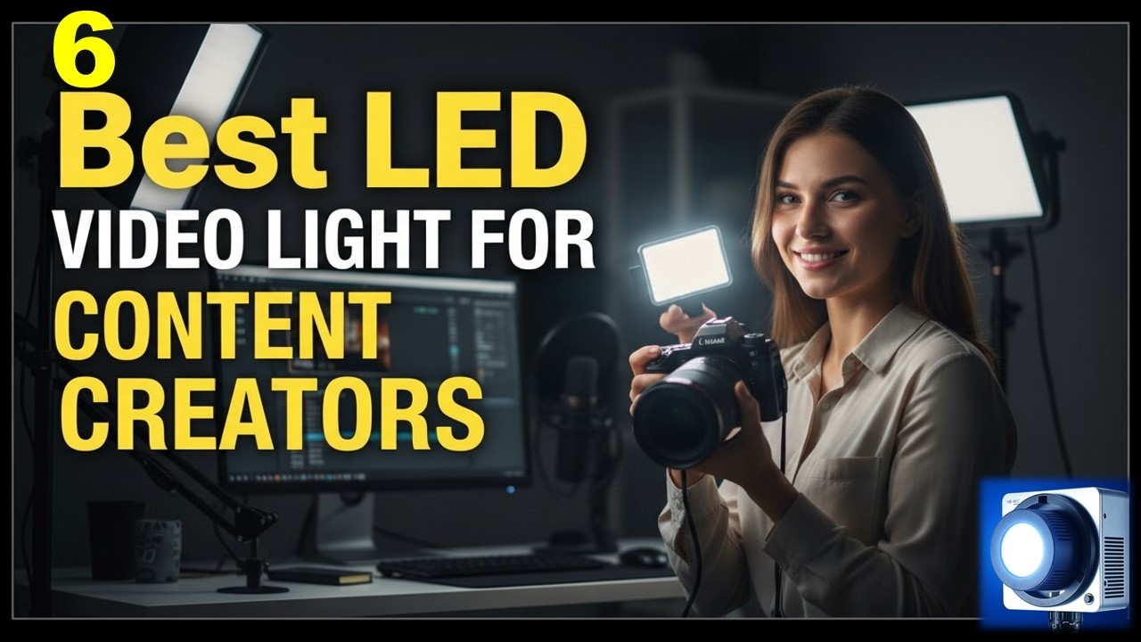 6 Best LED Video Light for Content Creators 🔥 RGB LED Video Light for ...
