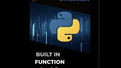 Python inbuilt(predefined) functions #40 - locals()