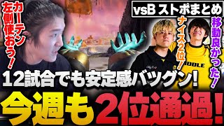 【ALGS YEAR4】安定感バツグンすぎるRIDDLE、先週に続き今週も２位通過してしまう(vsB ストポまとめ)【APEX/RIDDLE ORDER/ゆきお/saku/メルトステラ】