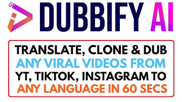 Dubbify AI Review Demo Bonus - AI Video Dubbing Profit System