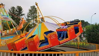 Yeee Naila Berani Naik Odong-Odong Komedi Putar Ombak Orsel Ombak Dan Kuda