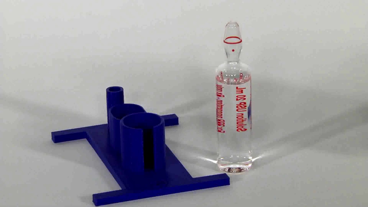 Sharps Prevention Opening Glass ampoules safely using AOP Safety