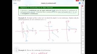 Chapter 2.4: Continuous Functions - part 1: The definition