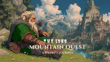 Fantasy Medieval Music for Focus & Calm 4k | The Dwarf’s Long Mountain Journey