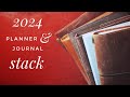 2024 Functional Planner, Commonplace Book, and Bible Journal Stack
