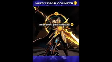 MINSITTHAR COUNTER HEROES🤯 #mlbb #mobilelegends #mobilelegendsbangbang #gamingshorts #mobalegends