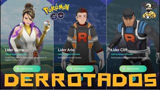 Como Derrotar os Líderes Arlo, Cliff e Sierra Janeiro/2023 no Pokémon GO –  Mundo do Nando