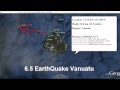 Breaking News Alert Vanuatu Major Earthquake 6.5 Mag