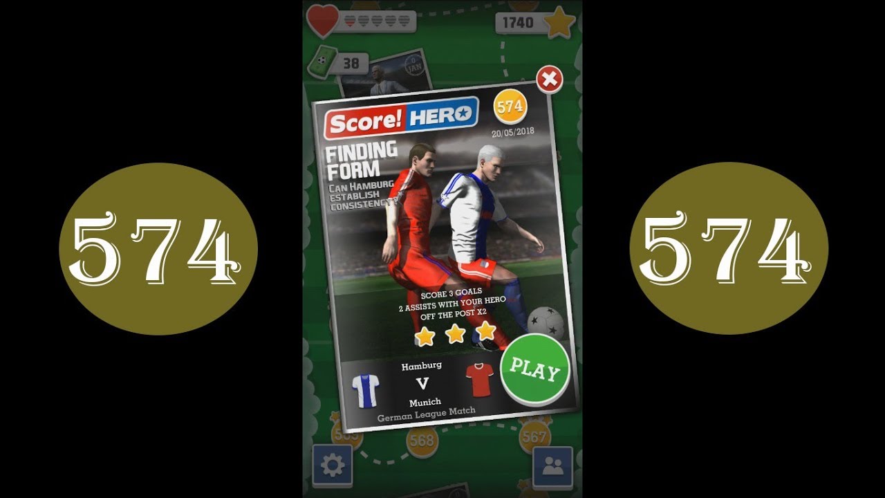 Score Hero - Level 574 - 3 Stars - Youtube