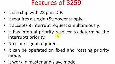 8259 PIC
