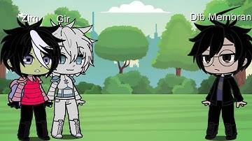 Dib Membrane vs Zim + Gir by @EpicRapBattlesofCartoons