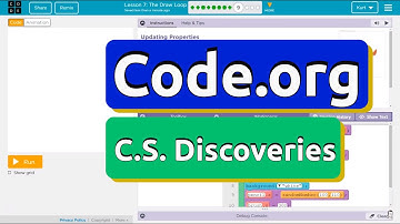 Code.org Lesson 12.5 The Draw Loop | Tutorial with Answers | C.S. Discoveries Unit 3