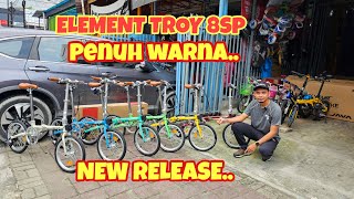 Review of the Latest Element Troy 8-Speed ​​Pastel Folding Bike | First Impression