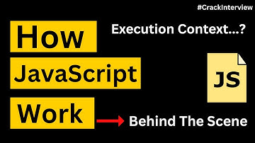 How JavaScript Works in Hindi | JavaScript Execution Context #javascript