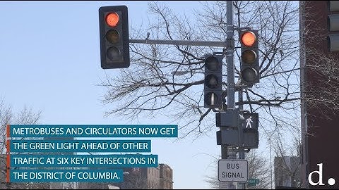At six D.C. intersections, bus customers now get a jump on traffic