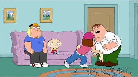 Family Guy - Peter got hit in the crotch with a ba...