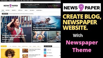 নিউজ পোর্টাল ওয়েবসাইট তৈরি করুন - How to create a Blog or News website?| Bangla Tutorial-2020