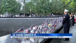 Ceremonies around the U.S. honor lives lost, 22 years after 9/11 attacks