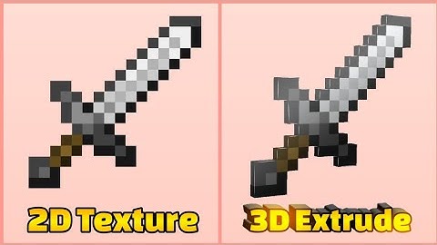 Make Every Minecraft Weapons 3D Extruded | Prisma 3D Tutorial