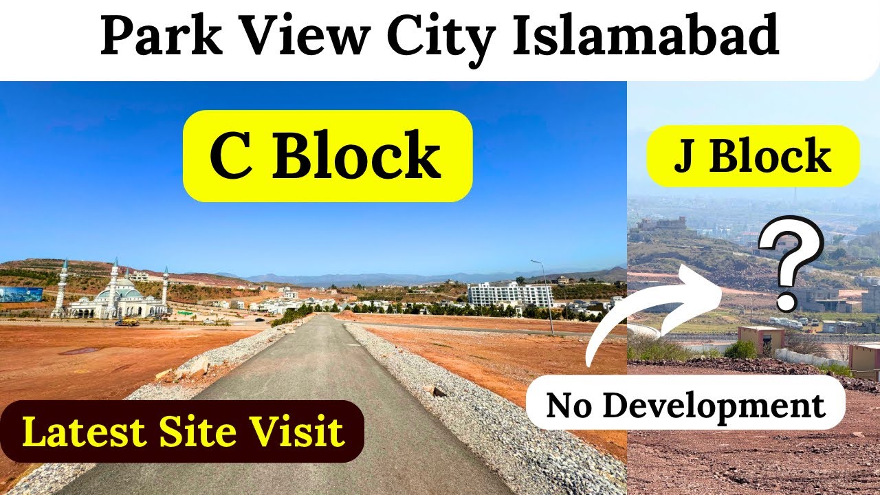 Park View City Islamabad C Block J Block Latest Updates YouTube