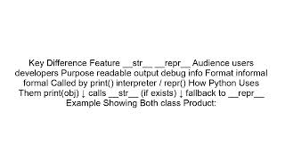 Difference Between str and repr in Python (Explained Simply)