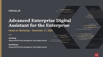 Hands on Lab: Advanced Enterprise Digital Assistant for the Enterprise