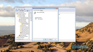 Enforce Secure Password Policy in Windows
