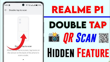 realme p1 double tap QR code scan setting | realme p1 turn on double tap QR code scanner setting