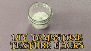 REALISTIC TOMBSTONES FOR HALLOWEEN [DIY texture hack]