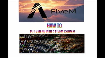 How to Install vMenu into your Fivem server!