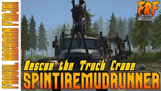 Penyelamatan Truk Terguling - Rescue The Truck by the Crane Truck [MudRunner] screenshot 1
