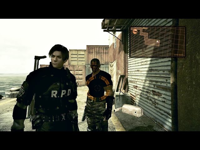 Resident Evil 5 Mod - Leon R.P.D e Jack Krauser 100% 