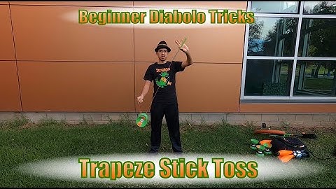 Trapeze Stick Toss - Beginner Diabolo Tricks